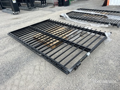 19 ft x 6 ft 6 in Bi-Parting Driveway Gate