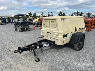 2020 Doosan 185 cfm Mobile Luchtcompressor