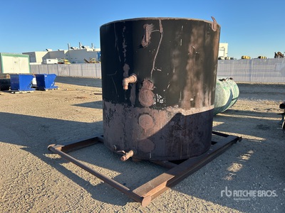 Skid-Mounted Open-Topped Steel Storage Tank