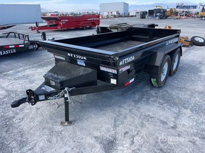 2025 Industrias America FT510 10 ft T/A Dump Utility Trailer