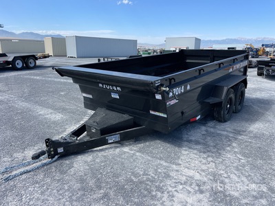 2025 Industrias America 7014 14 ft T/A Dump Utility Trailer