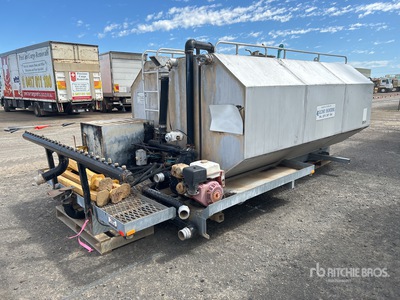Alloway Engineering 10000 L Skid Mounted Steel Water Réservoir