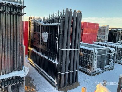 Quantity of (5) 2025 Suihe NG-14T -2 18 ft 6 in x 7 ft Steel Bi-Parting Puerta de entrada (Unused)