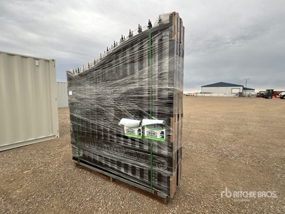 Quantity of (2) 2025 Suihe NG-14T -2 14 ft x 7 ft 5 in Wrought Iron Bi-Parting ドライブウェイ ゲート (Unused)