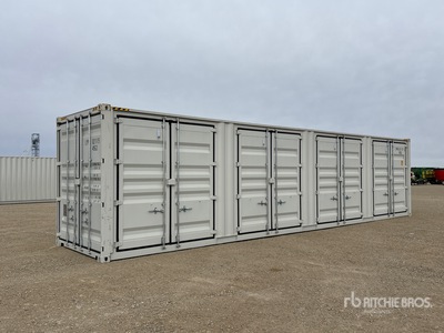2025 40 ft High Cube Multi-Door Storage Container