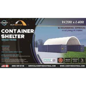 Gold Mountain C2040-420g PVC Abri de stcokage souple (Unused)