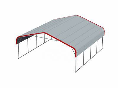 Gold Mountain Steel Carport. Model: M2020 SS000176 (Unused)