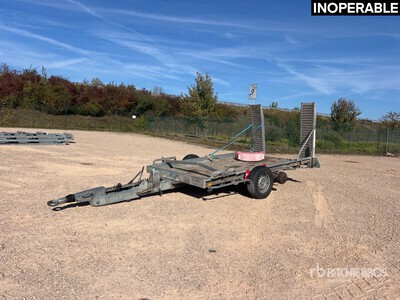 Hubiere TPG352R T/A Remorque 2 Essieux Plant Trailer (Inoperable)