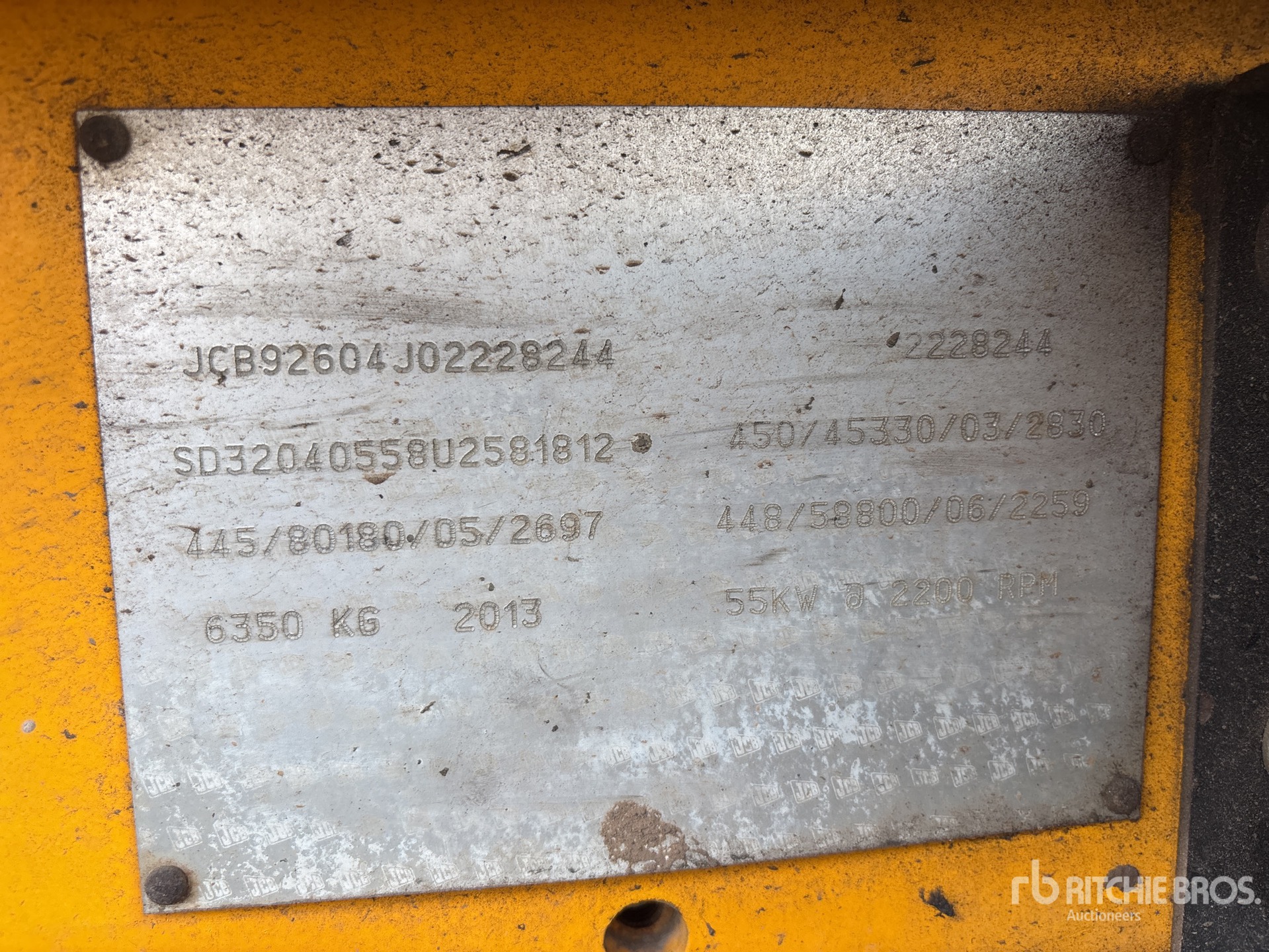 JCB 926 Rough Terrain Forklift