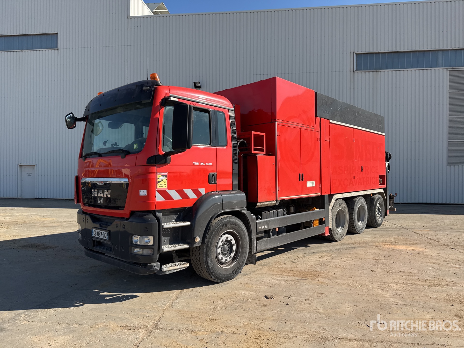 2011 MTS on 2012 MAN TGS35.440 8x4 Camion Aspiratrice Vacuum Excavator Truck