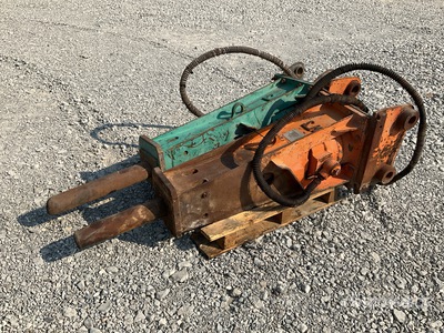 Quantity of (2) SH Martello idraulico - Fits 10 - 18 ton excavators