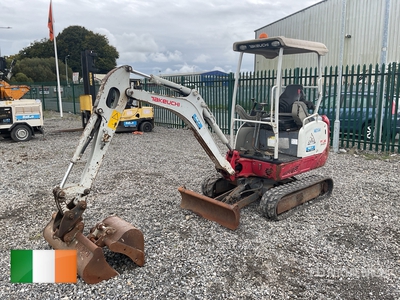 2018 Takeuchi TB216 Mini Excavator