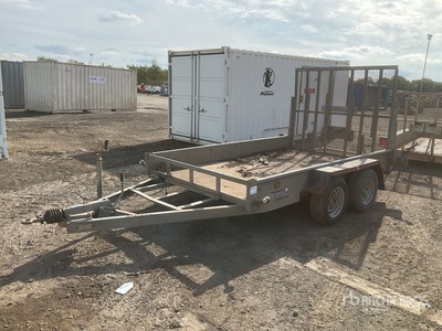 1800 kg T/A Remolque Portamaquinaria