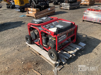 (2) Homelite 5kW Portable Generator Sets