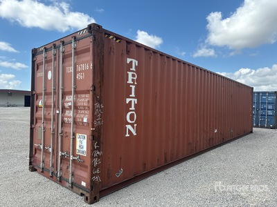 2010 40 ft High Cube Storage Container