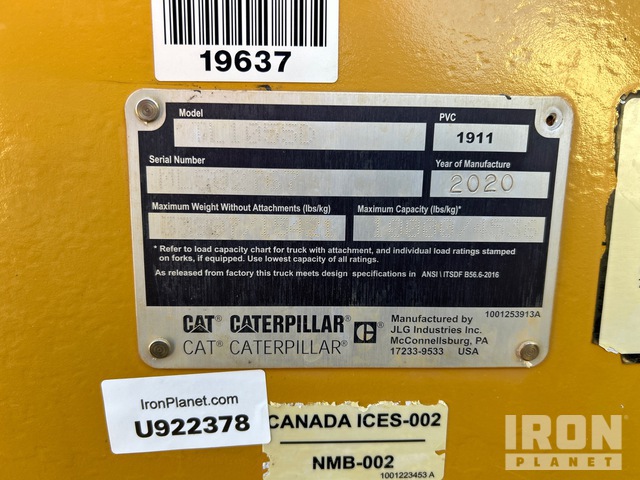 MANIPULADOR 2020 CATERPILLAR