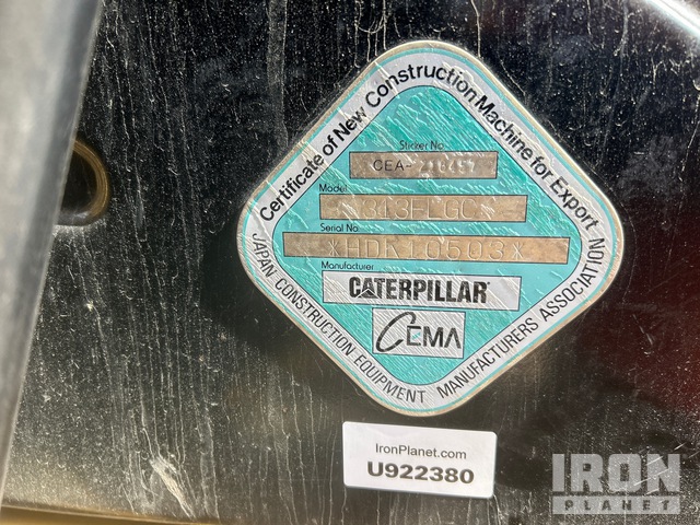EXCAVADORA 2019 CATERPILLAR 313FL