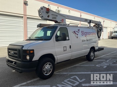 ETI 350 lb Straight Boom on 2011 Ford E-350 4x2 Van Mounted Aerial Lift