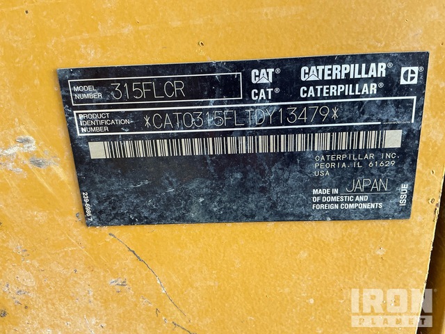 EXCAVADORA 2019 CATERPILLAR 315FL