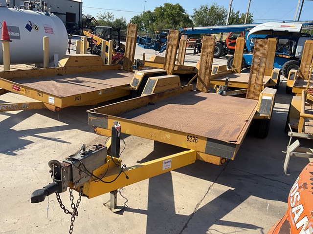 2013 Felling FT-10P 16 ft T/A Equipment Trailer