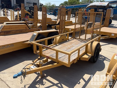 2022 Acker 4X8SAPT 12 ft S/A Trailer utilitario