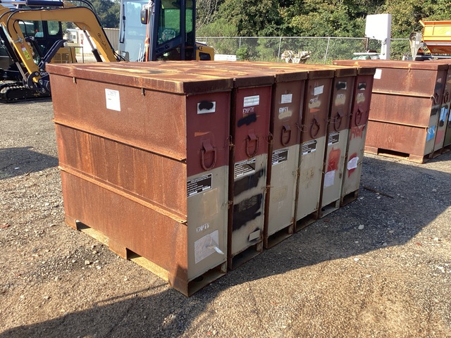 (6) JMC CNU-332 A/E 30mm Ammunition Storage Containers