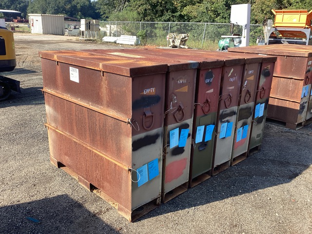 (6) JMC CNU-332 A/E 30mm Ammunition Storage Containers