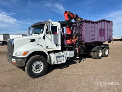 2018 Peterbilt 348 6x4 شاحنة بنظام الرافعة الخطافية
