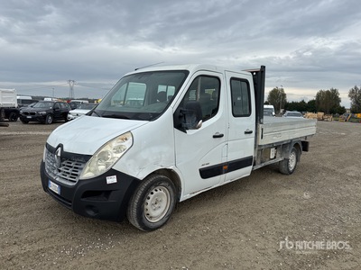 2015 Renault Master dci125 Crew Cab no second key Flatbed Truck