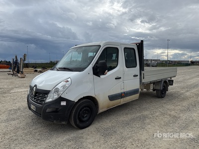 2018 Renault Master Crew Cab Autocarro cassone fisso