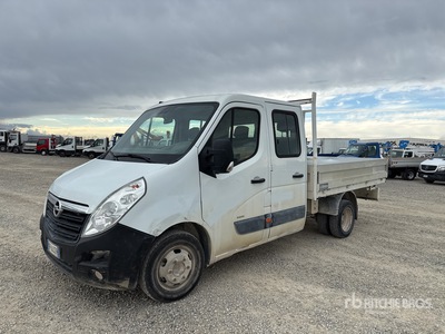 2016 Opel Movano Crew Cab Flatbed Truck