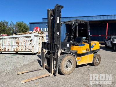 2004 Yale GDP100MJNPBV110 9600 lb Pneumatic Tire Forklift