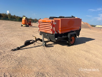 2003 Atlas Copco Compresseur A Air 1 Essieu Air Compressor