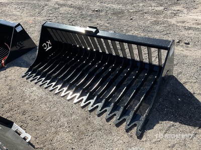 2025 Kit Containers QT-SB-H76-V3 75 in Skid Steer Screening Bucket