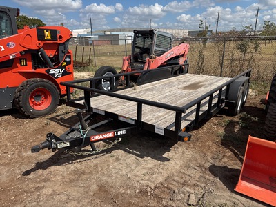 Orange Line TU70-18BK4AR2B 18 ft T/A Utility Trailer