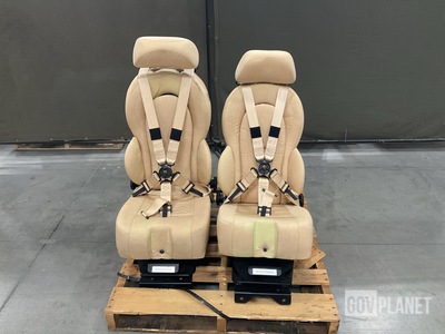(2) Global Seating Systems 3D51-555N303-1D Vehicular Seats