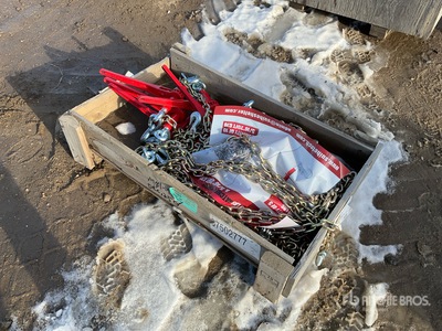 Quantity of (5) 2025 Suihe BC-9200 9200 lb Ratchet Binders & (10) 20 ft Chains (Unused)