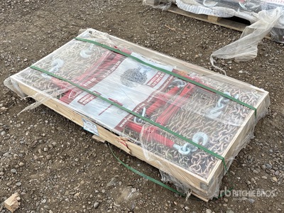 Quantity of (5) 2025 Suihe BC-9200 9200 lb Ratchet Binders & (10) 20 ft Chains (Unused)