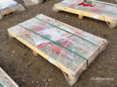 Quantity of (5) 2025 Suihe BC-5400 5400 lb Ratchet Binders & (10) 20 ft Chains (Unused)