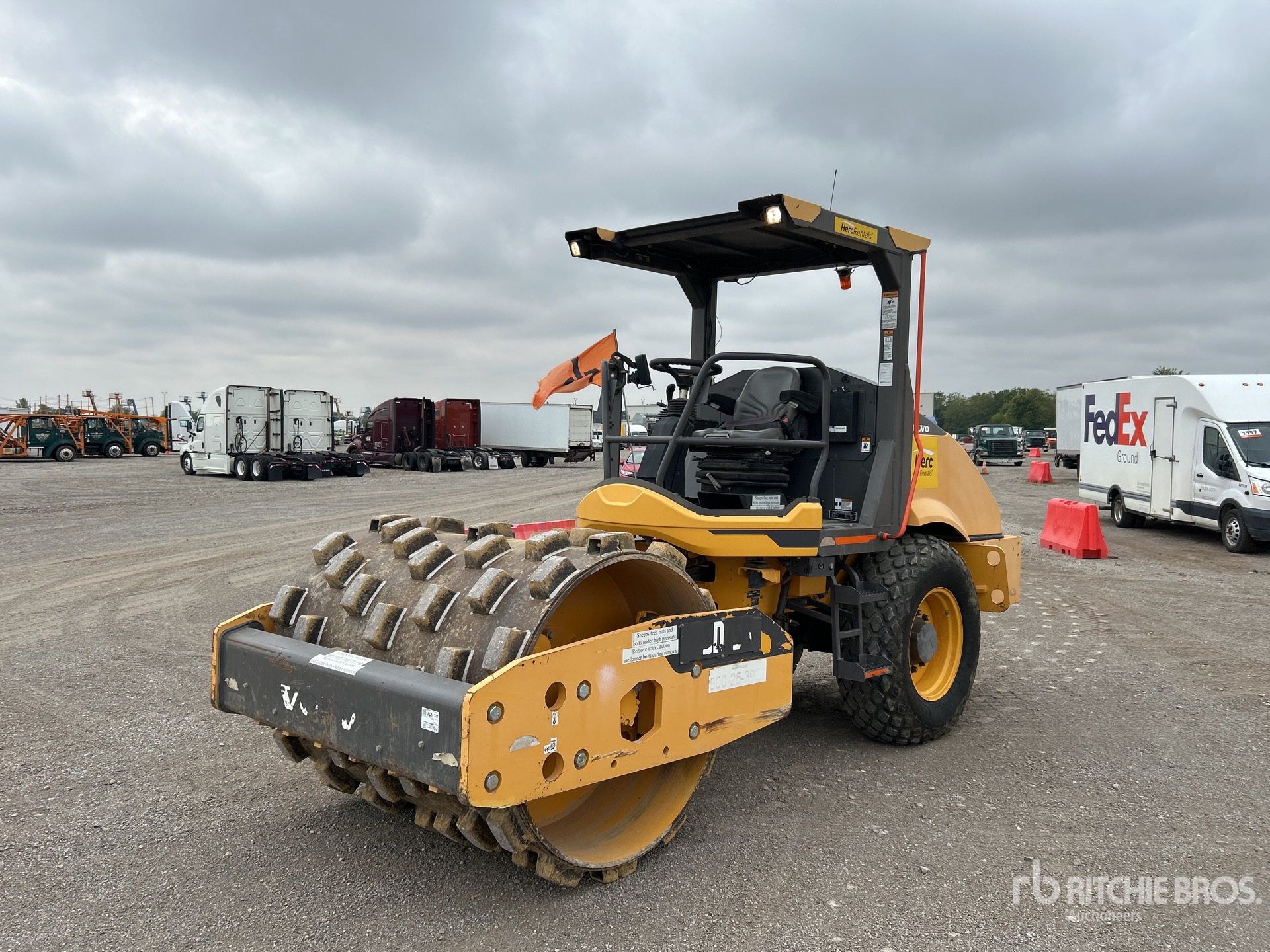 2019 Volvo SD75B Compactador Pata de Cabra