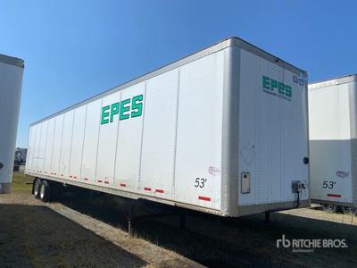 2014 Wabash DVCVHPC 53 ft x 102 in T/A Van Trailer