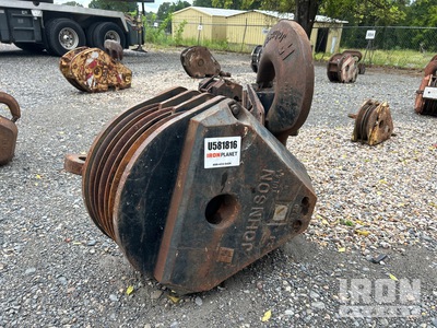 Johnson 80T24RTC 80 ton 3 Sheave Hook Block