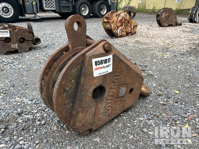 Johnson U20S18RTC 20 ton 1 Sheave Hook Block