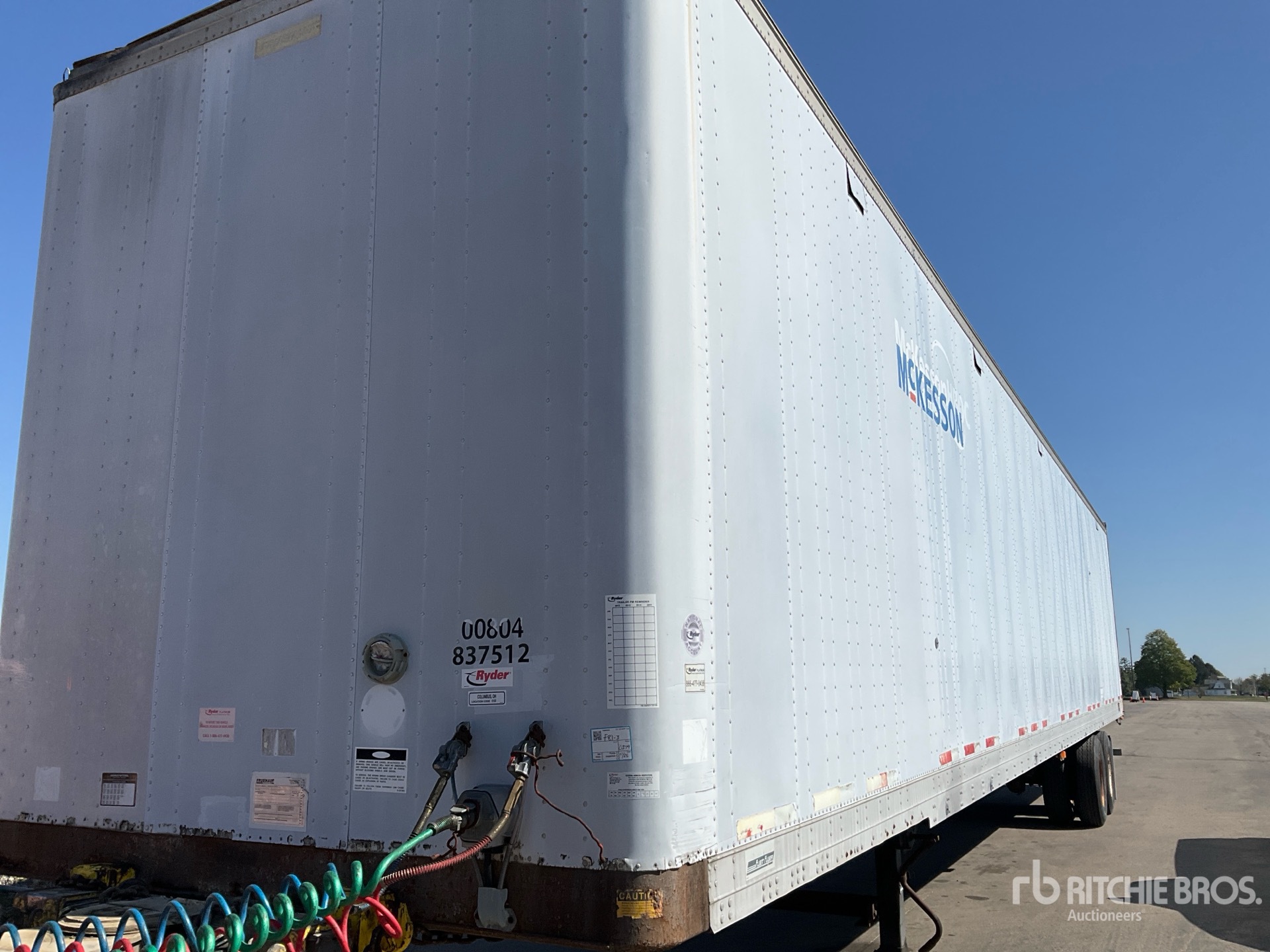 2000 Fruehauf 53 ft T/A Van Trailer