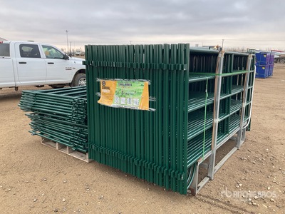 Quantity of (56) 2025 Suihe NP10-54-2 10 ft Powder Coated Livestock Panel (Unused)