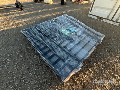 2025 Suihe NFG-20FGP-E 14 ft x 7 ft 6 in Wrought Iron Bi-Parting Driveway Gate (Unused)