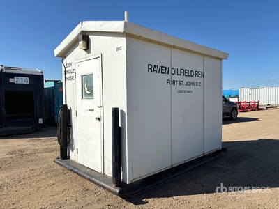 10 ft 8 in x 7 ft 8 in Skid-Mounted Washcar