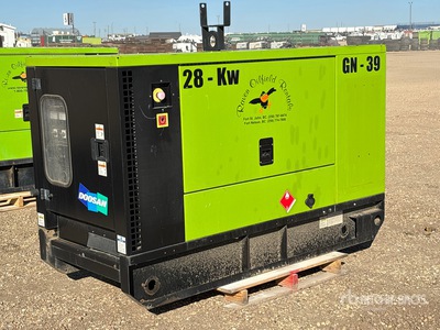Doosan 32 kW Skid-Mounted مولد