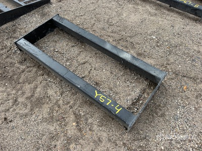 All-Star Skid Steer Attachment Mounting Plate (Unused)
