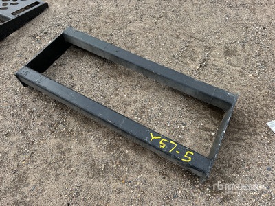 All-Star Skid Steer Attachment Mounting Plate (Unused)